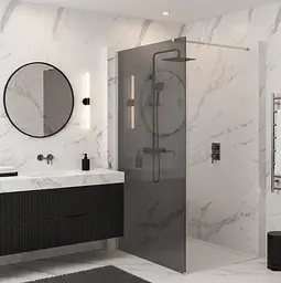 Душова стінка Rea Flexi 80x195 см grey chrome KPL-K99086 - мініатюра 3