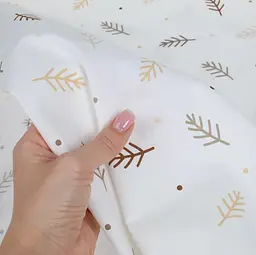 Сімейна постільна білизна з простирадлом на резинці AUTUMN BRANCHES CS3 COSAS (2200000001696) - мініатюра 12