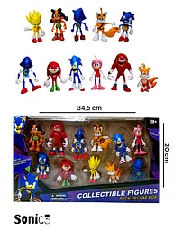 Набір Фігурок Sonic the Hedgehog Deluxe Pack — 11 шт (34.5x20 см), 96409