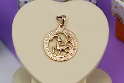 Кулон зодіак Xuping Jewelry козеріг 2 см золотистий