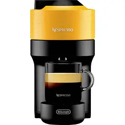 Кавоварка капсульна Delonghi Nespresso Vertuo Pop Mango Yellow (ENV90.Y) [139156] - мініатюра 3