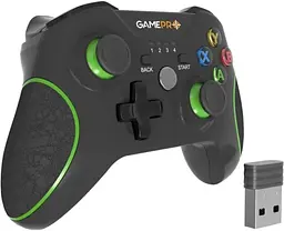 Геймпад MG650B, Black, бездротовий (USB 2.4GHz) для ПК / PS3 / Android GamePro teh0028556