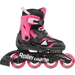 Ролики Rollerblade Microblade 33-36.5 Black/Pink (1012-86B0751530-NJ02-33-36.5) - мініатюра 2