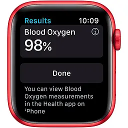 Смарт-годинник Apple Watch Series 6 GPS 44 mm Red Sport Band (Grade B) Seller Refurbished - мініатюра 3