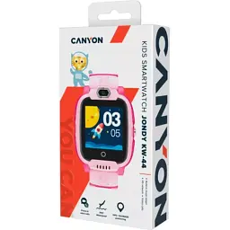 Смарт-годинник Canyon CNE-KW44PP Jondy KW-44, Kids smartwatch Pink (CNE-KW44PP) - мініатюра 4