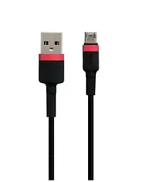 Кабель Baseus Cafule Cable USB Micro 2.4 A 1 m Red Black (CAMKLF-B91) - мініатюра 2