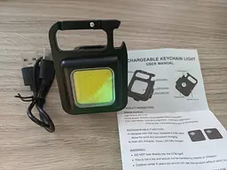 Ліхтарик карабін Rechargeable Keychain Light акумуляторний юсб-с - мініатюра 6