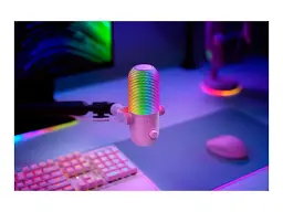 Мікрофон для ПК/ для стрімінгу, подкастів Razer Seiren V3 Chroma Quartz (RZ19-05060300-R3M1) - мініатюра 5