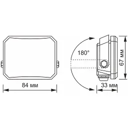 Прожектор Videx VLE-F3-0105B - мініатюра 4