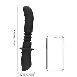 Секс-машина Ouch! Hand Held Vibrating and Thrusting Sex Machine - мініатюра 5