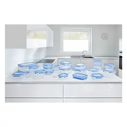 Харчовий контейнер Tefal Master Seal набір 5 шт, прозорий, синій (K3029012) - мініатюра 6