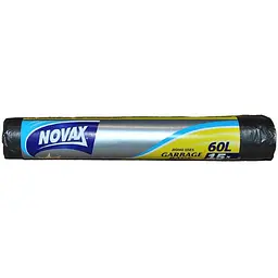 Пакети для смiття NOVAX 60л 15шт 0342