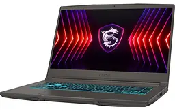 Ноутбук MSI Thin 15 B12UC-2211PL (15.6 144 Hz, Intel Core i5-12450H, 16 GB, 512 SSD, RTX 3050, Windows 11 Home) Gray (B12UC-2211PL) - мініатюра 2