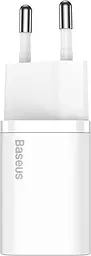 Зарядний пристрій Baseus Super Si Quick Charger 1C 20W EU white (CCSUP-B02) - мініатюра 2
