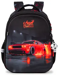 Шкільний рюкзак з ортопедичною спинкою для хлопчика з Машиною School Standard 38х30х18 см для першокласника (170-69) - мініатюра 2