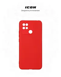 Чехол ArmorStandart ICON для Xiaomi Redmi 10C Camera cover Red (ARM61312) - мініатюра 3