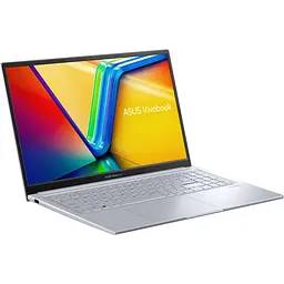 Ноутбук ASUS Vivobook 15X K3504VA-BQ408 15.6' FHD, Intel i3-1315U, 16GB, F512GB, UMA, noOS, Сріблястий (90NB10A2-M00FP0) - мініатюра 2