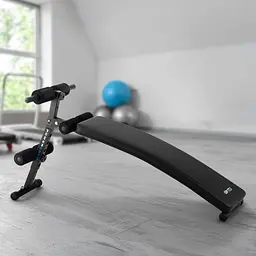 Похила лава для тренувань преса Gymtek XL200 з еспандерами для дому - мініатюра 16