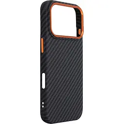 Чохол ArmorStandart LikeCarbon2 SE MagCase для Apple iPhone 17 Pro Max Black Orange (ARM89162) [156303] - мініатюра 4