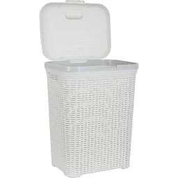 Кошик для білизни Violet House Ротанг White 55 л білий (0726 Роттанг W 55 л) - мініатюра 2