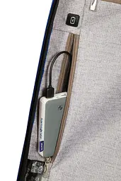 Валіза Samsonite C-LITE DEEP 55/20 BLUE 55x40x20 CS2*01002 - мініатюра 8