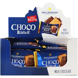 Печиво глазуроване Millennium Choco Biscuit 14 г - мініатюра 3