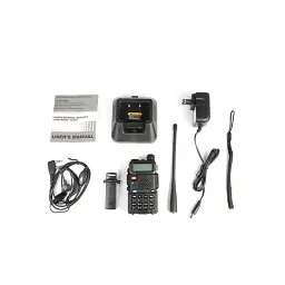 Портативна рація Baofeng UV-5R Black Ten Pack комплект 10 шт (2200000758972) - мініатюра 2
