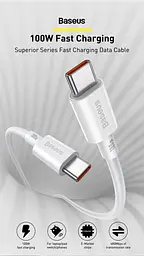 Кабель Baseus Superior Series Fast Charging USB-C to USB-C 100W 1m Black (CATYS-B01) [77818] - мініатюра 6