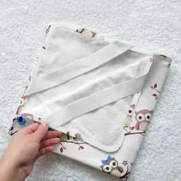 Непромокаючий наматрацник 70х120 BEIGE OWLS COSAS (4822052053607) - мініатюра 3