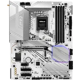 Материнська плата AsRock Z890 PRO RS WIFI WHITE (1851/Z890, 4*DDR5, PCIex16, HDMI/DP/TB4, 4xSATA, 4xM.2, 2.5Glan, 7.1c (Z890 PRO RS WIFI WHITE)