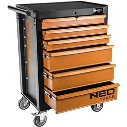 Візок для інструментів NEO Tools з 6 висувними ящиками 680х460х1030 мм 84-221
