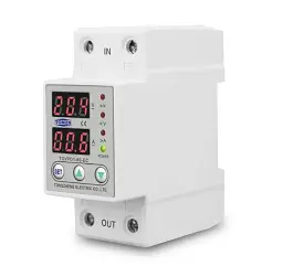 Цифрове реле контролю напруги та струму однофазне TOMZN TOVPD1-60 60A Розумний захисний автомат змінного струму (19605)