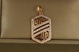 Кулон Xuping Jewelry скарби піраміди 2.6 см золотистий