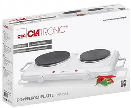 Електрична плита Електроплитка Clatronic DKP 3583 2 конфорки 2500W - мініатюра 5