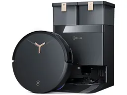 Робот-пилосос з вологим прибиранням ECOVACS Deebot T50 Max Pro Omni Black (DEX54) - мініатюра 7