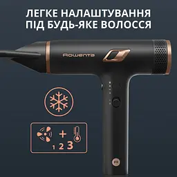 Фен Rowenta T-Shape Maestria Nano 1700 Вт чорний (HY8310F0) - мініатюра 13