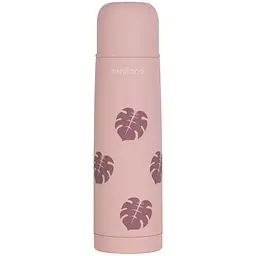 Термос для рідин Miniland Silky Thermos Leaves, 500 мл, рожевий
