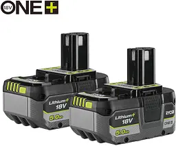 Набір акумуляторів ONE+ RB1850X2 18В Ryobi hoz0014311