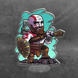 Акрилова колекційна фігурка Chibi - God of War Бог Війни 10 cм - мініатюра 2