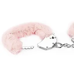 Наручники LoveToy Fluffy Hand Cuffs (рожевий) - мініатюра 5