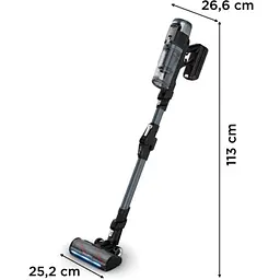 Пилосос Rowenta X-Force Flex 16.60 Animal безпровідний чорно-сірий (RH9C71E0) - мініатюра 3