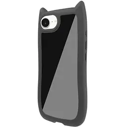 Чохол TPU GETMAN Cat with straps для Apple iPhone 16e / 17e (6.1) Black - мініатюра 2