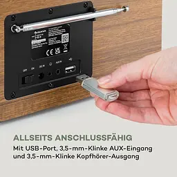 Інтернет-радіо Auna Silver Star Mini Two Internet DAB+/FM (10038348) - мініатюра 7