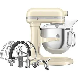 Кухонна машина KitchenAid Artisan 6,6 л 5KSM70SHXEAC з підйомною чашею кремовий