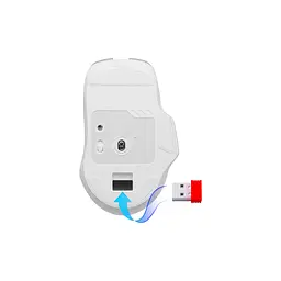 Мишка Defender Astro Elite GM-056 LED Wireless White (52056) - мініатюра 4