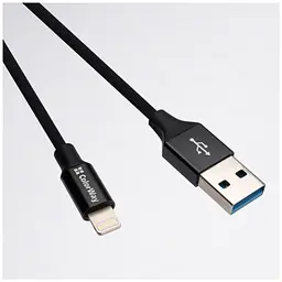 Дата кабель USB 2.0 AM to Lightning 1.0m black ColorWay (CW-CBUL004-BK) - мініатюра 3