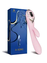Вібратор-кролик з голівкою Kistoy A-King. Satisfyer SO4955 92432 - мініатюра 1