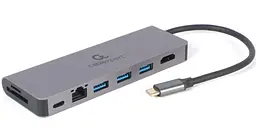 USB-Хаб Cablexpert A-CM-COMBO5-05, USB Type-C 5-в-1 (A-CM-COMBO5-05) - мініатюра 3