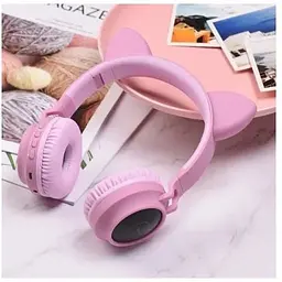 Навушники світлодіодні котячі вуха Cat Ear Hoco W27 Bluetooth 6931474718464 - мініатюра 2
