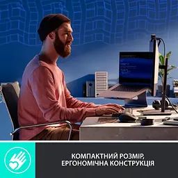 Клавіатура бездротова Logitech MX Mechanical Mini Minimalist Graphite (920-010780) - мініатюра 5